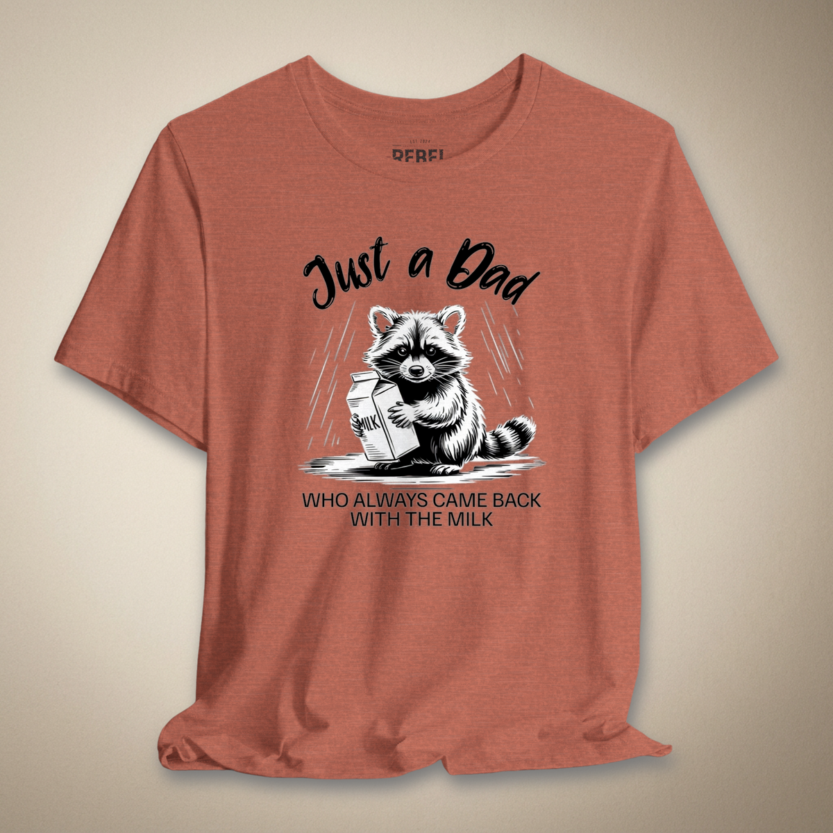 Just a Dad Milk Run Graphic Tee | Rebel Ink Designs