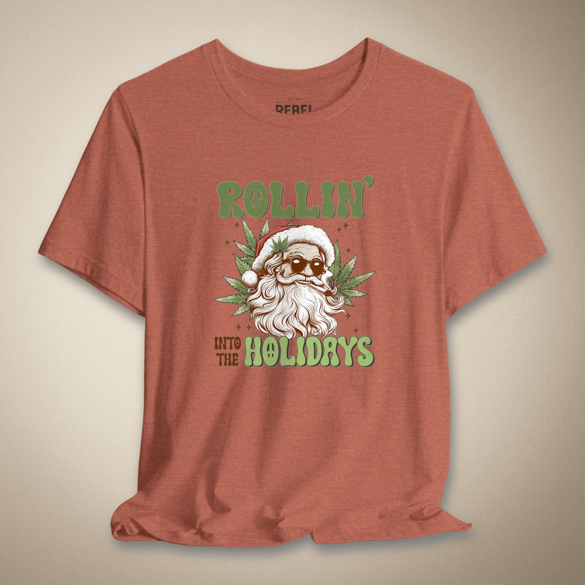 Rollin’ Into the Holidays Graphic Tee | Rebel Ink Designs