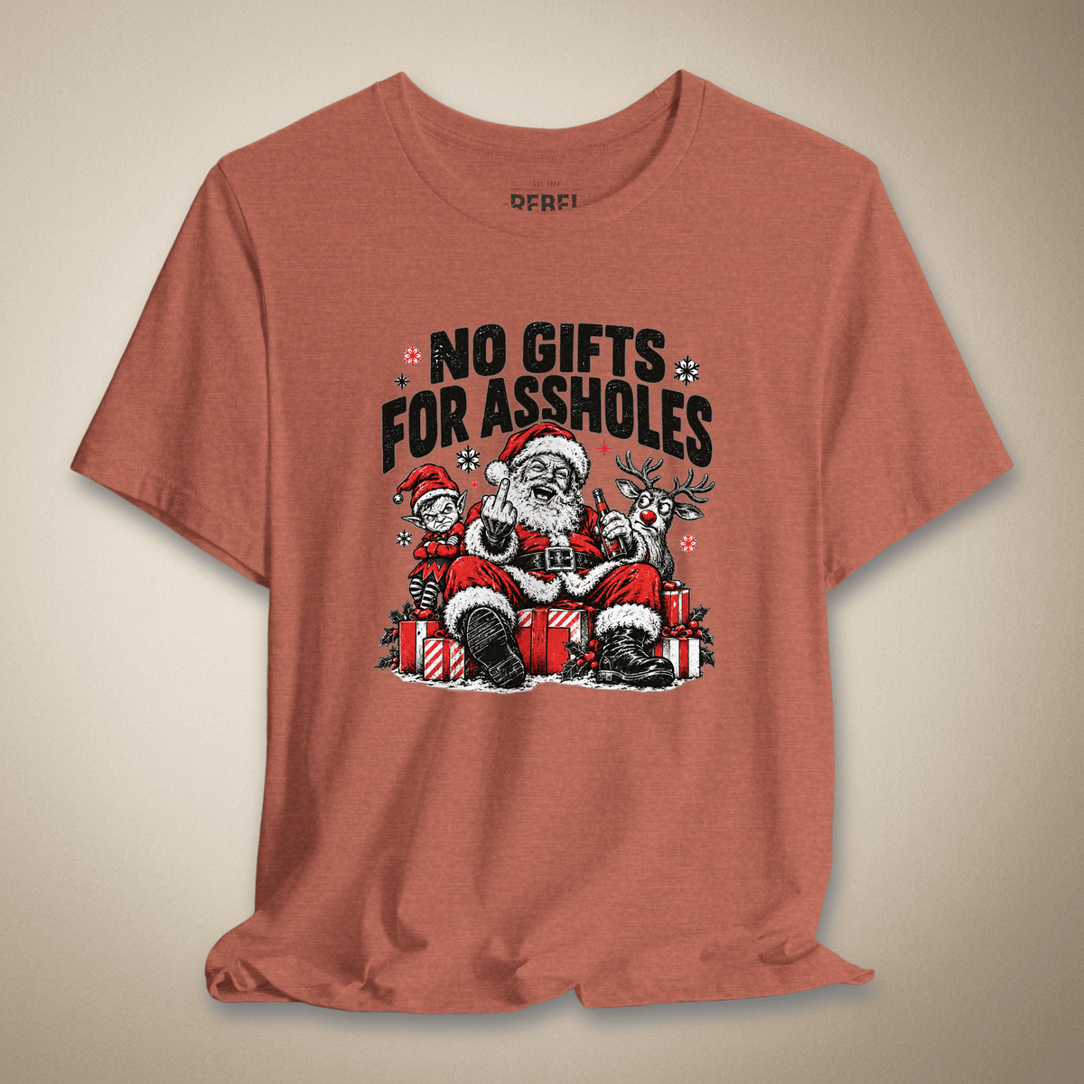 No Gifts for Assholes Graphic Tee | Rebel Ink Designs