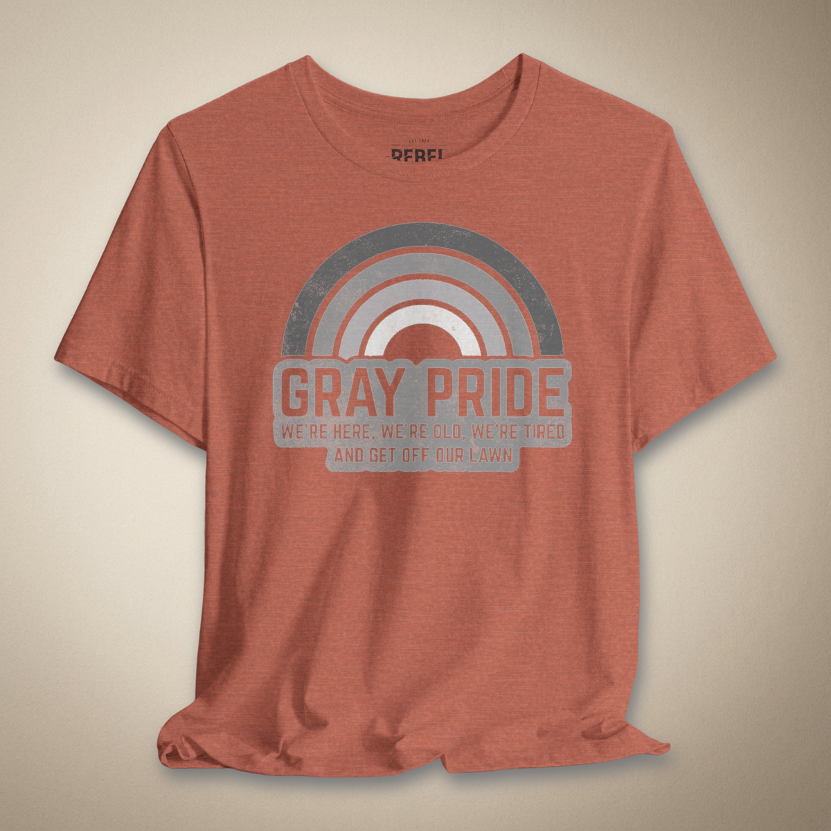 Gray Pride Graphic Tee | Rebel Ink Designs