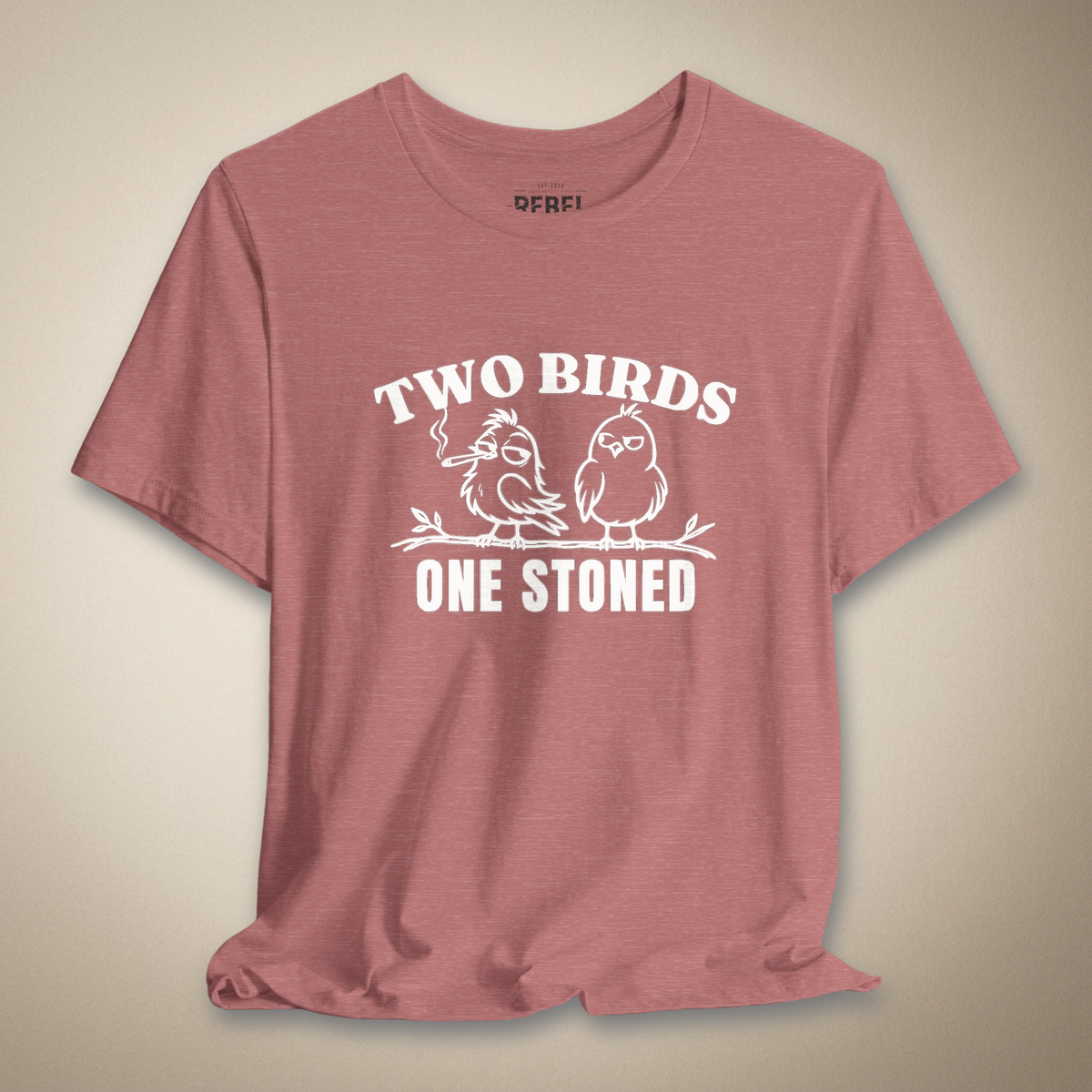 Two Birds One Stoned Graphic Tee | Rebel Ink Designs