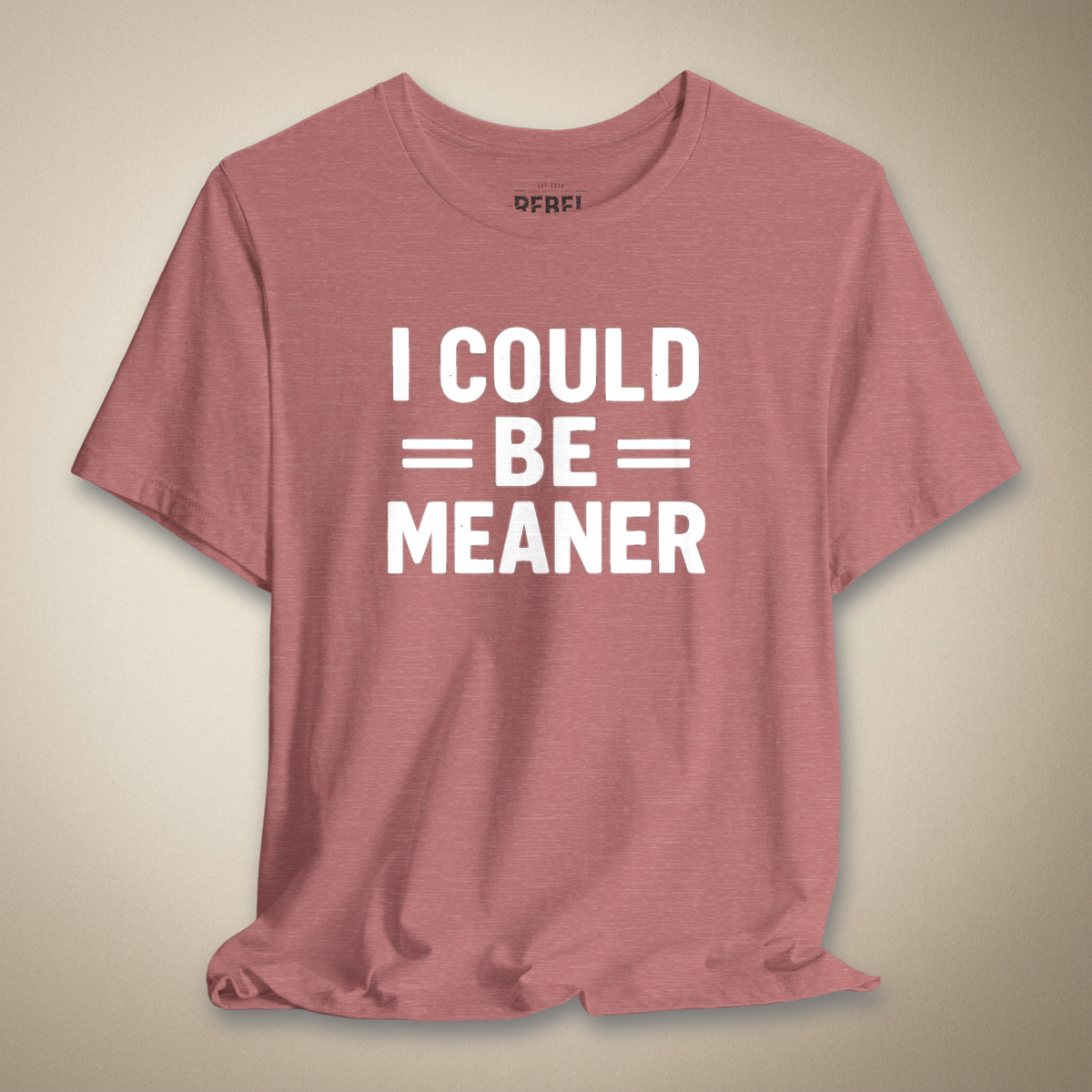 I Could Be Meaner Graphic Tee | Rebel Ink Designs