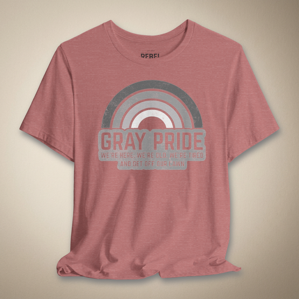 Gray Pride Graphic Tee | Rebel Ink Designs