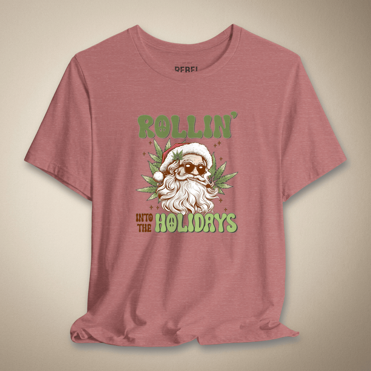 Rollin’ Into the Holidays Graphic Tee | Rebel Ink Designs