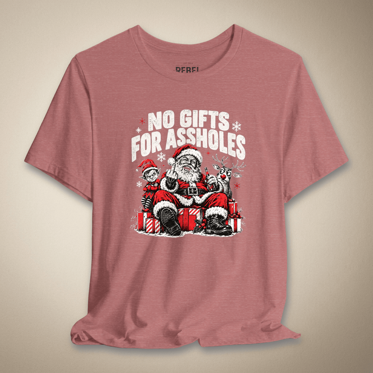 No Gifts for Assholes Graphic Tee | Rebel Ink Designs