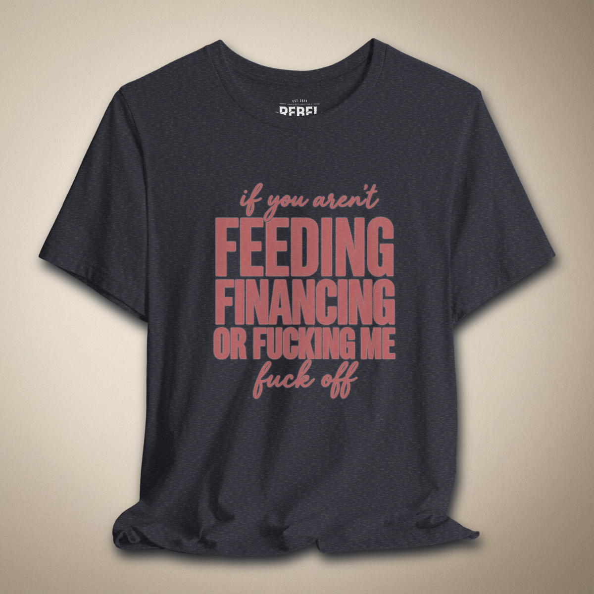 If You Aren’t Feeding Financing or F*cking Me Graphic Tee | Rebel Ink Designs