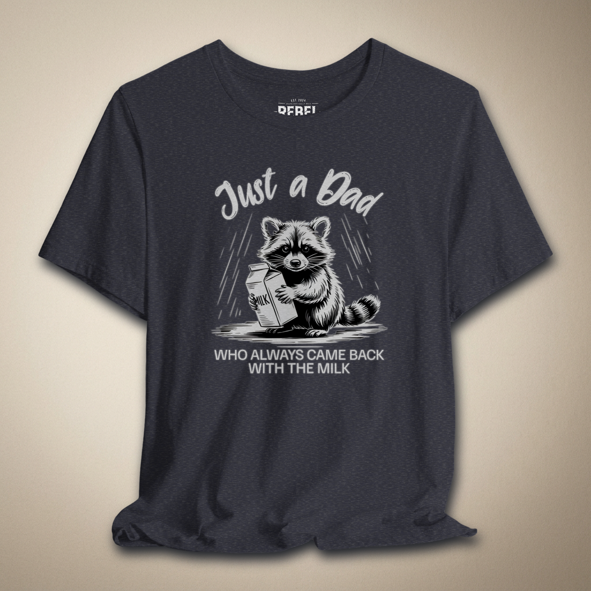 Just a Dad Milk Run Graphic Tee | Rebel Ink Designs