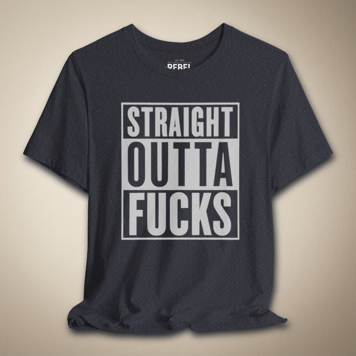 Straight Outta F*cks Graphic Tee | Rebel Ink Designs