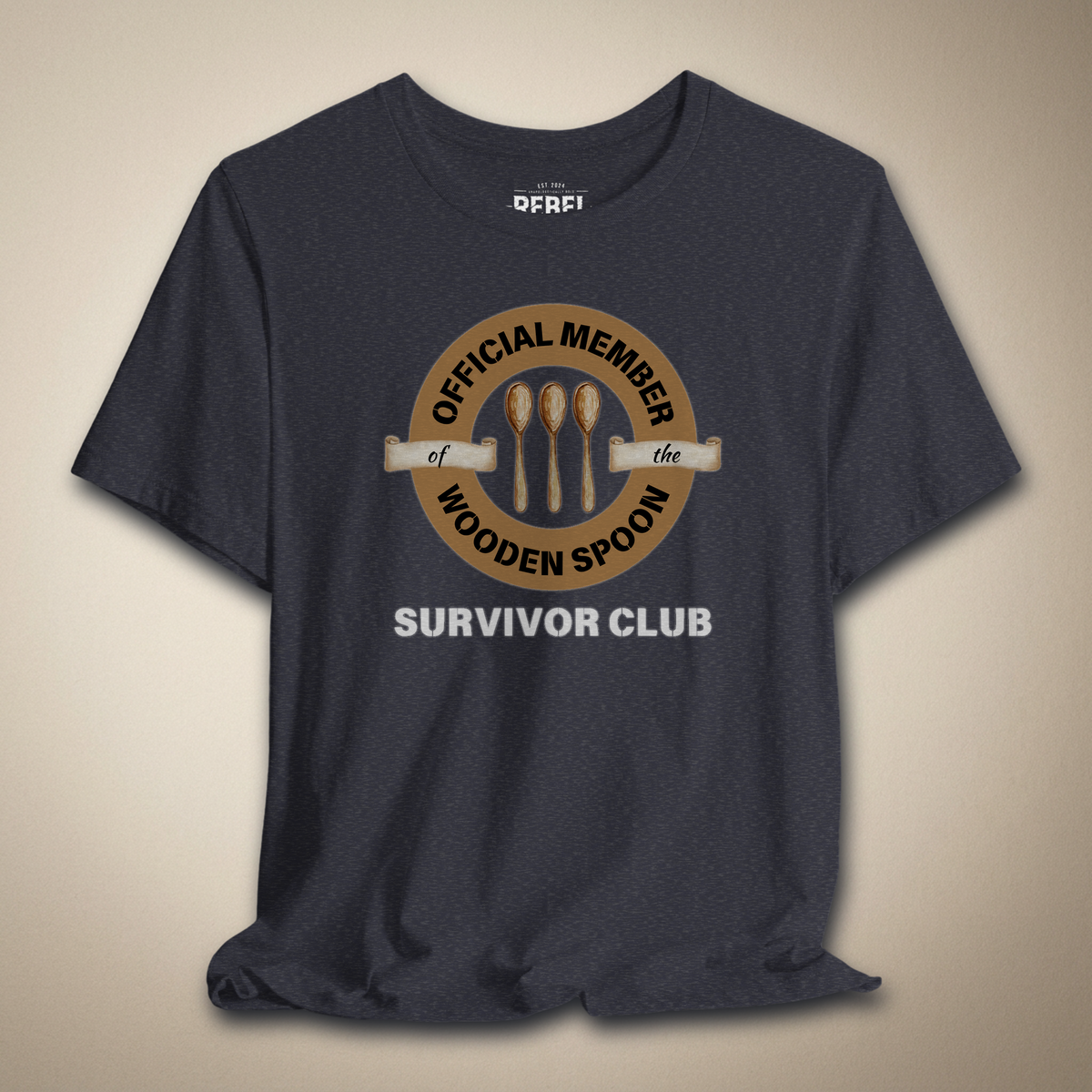 Wooden Spoon Survivor Club Graphic Tee | Rebel Ink Designs