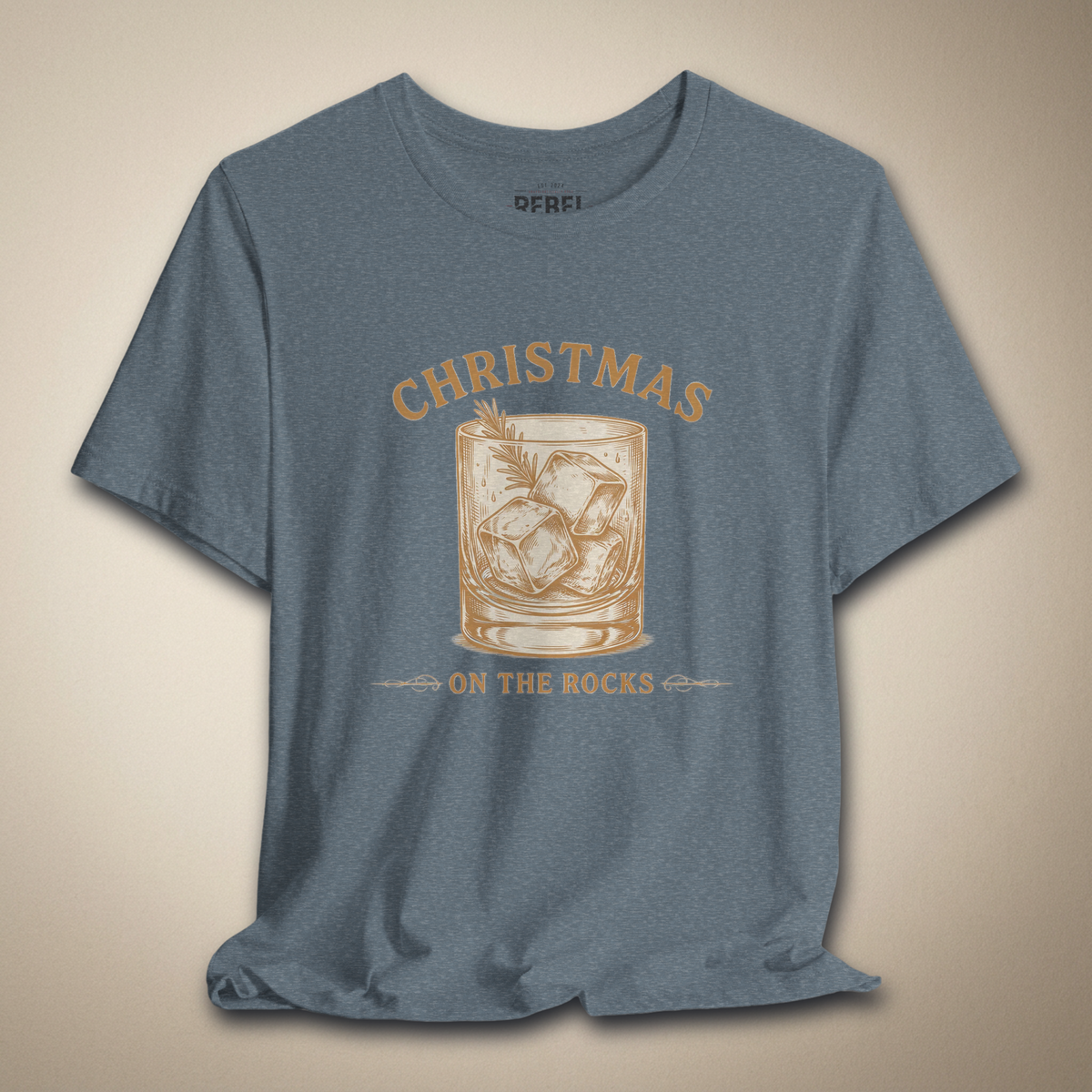 Christmas on the Rocks Graphic Tee | Rebel Ink Designs