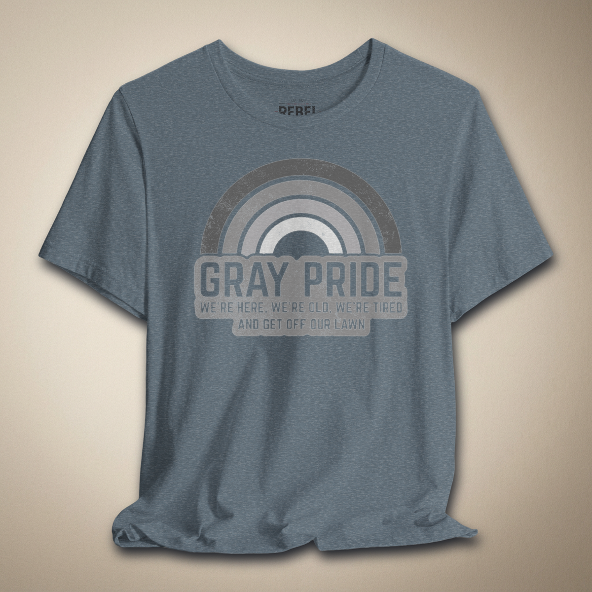 Gray Pride Graphic Tee | Rebel Ink Designs