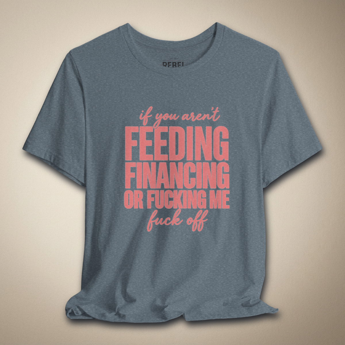If You Aren’t Feeding Financing or F*cking Me Graphic Tee | Rebel Ink Designs
