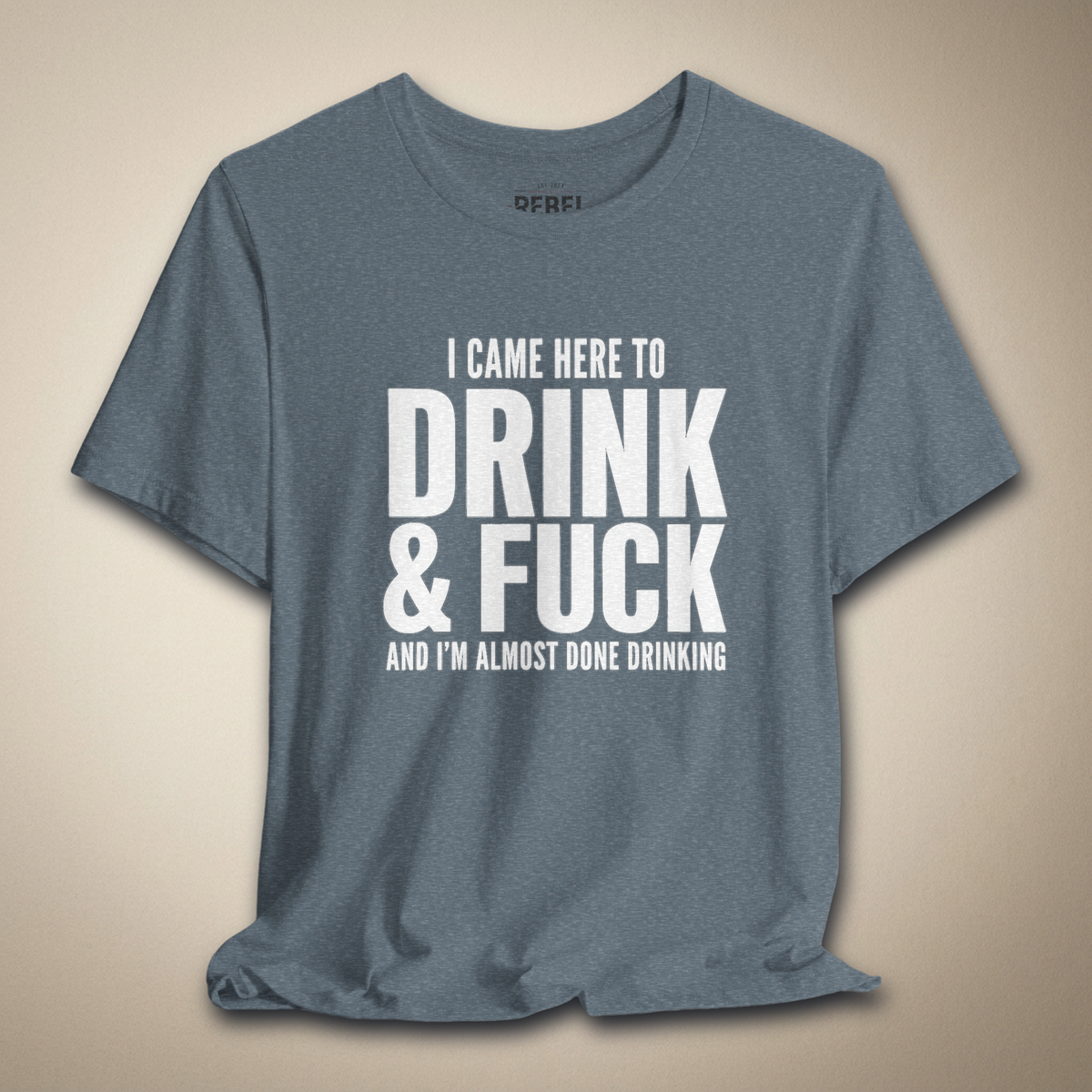I Came Here to Drink & F**k Graphic Tee | Rebel Ink Designs
