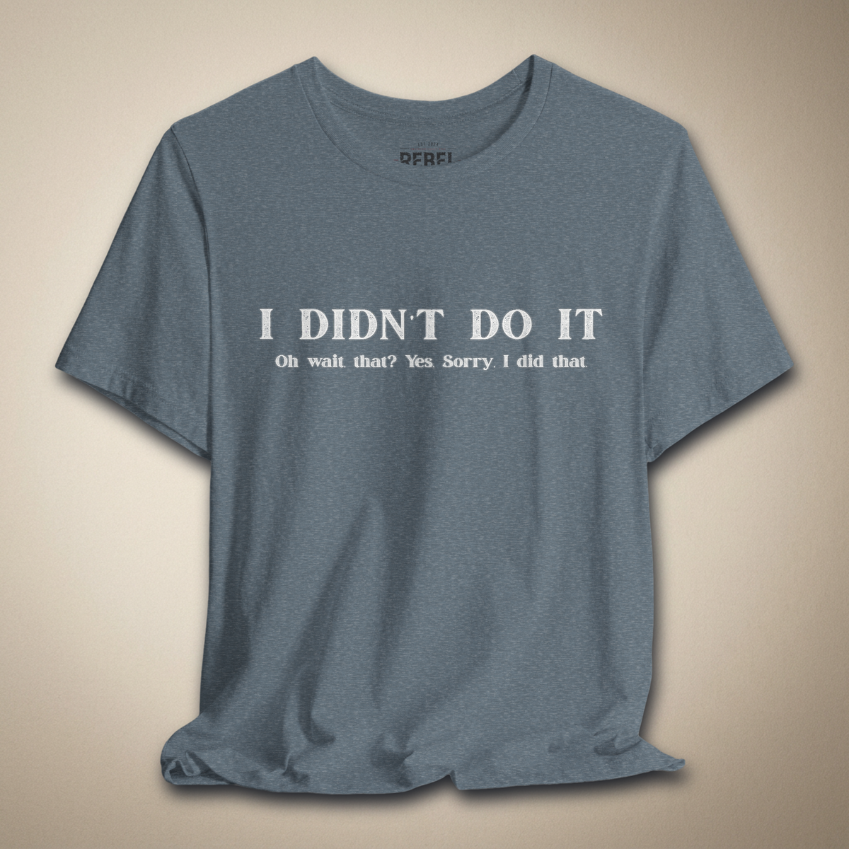 I Didn't Do It Graphic Tee | Rebel Ink Designs