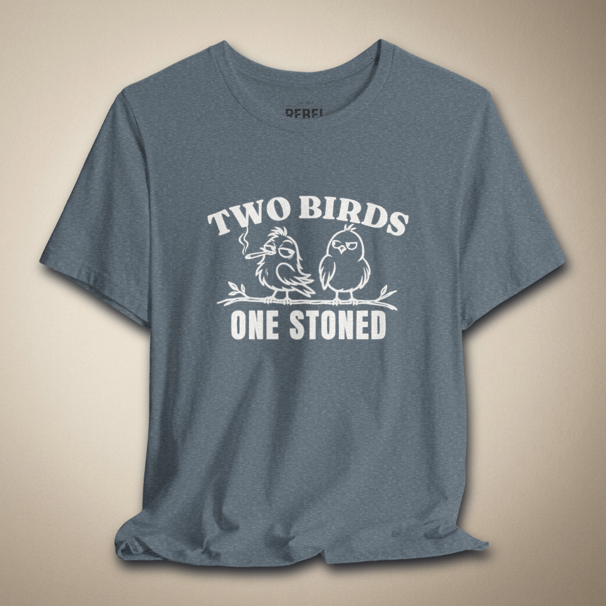 Two Birds One Stoned Graphic Tee | Rebel Ink Designs