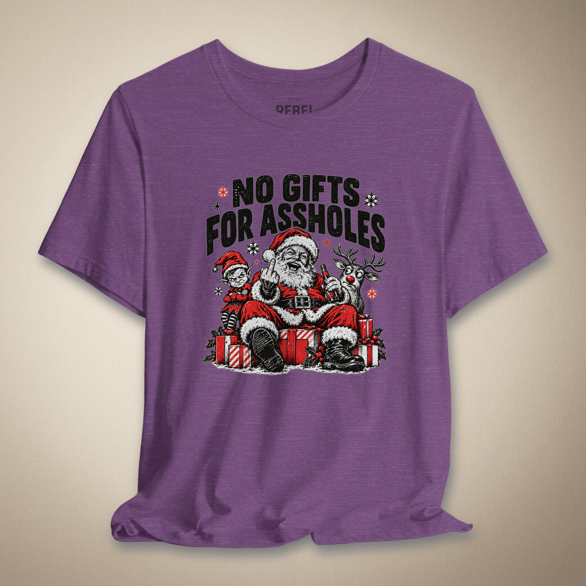 No Gifts for Assholes Graphic Tee | Rebel Ink Designs