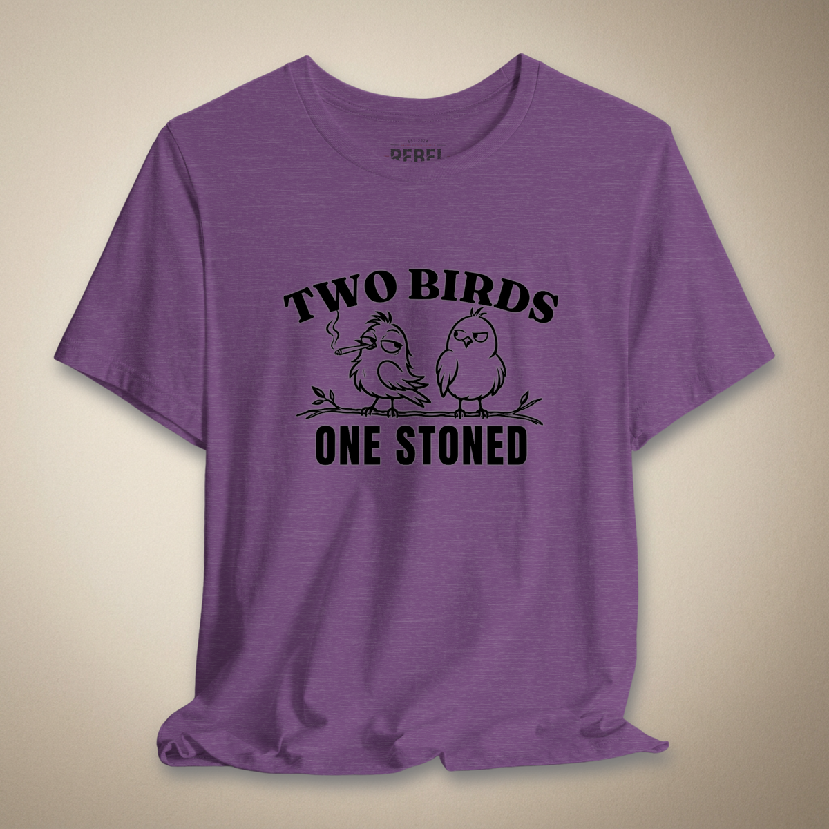 Two Birds One Stoned Graphic Tee | Rebel Ink Designs