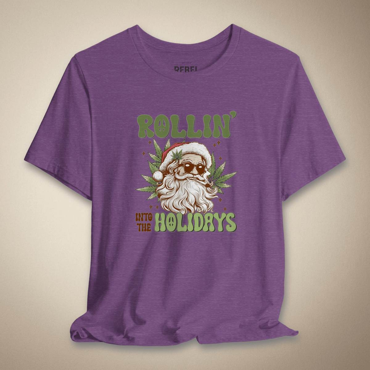 Rollin’ Into the Holidays Graphic Tee | Rebel Ink Designs