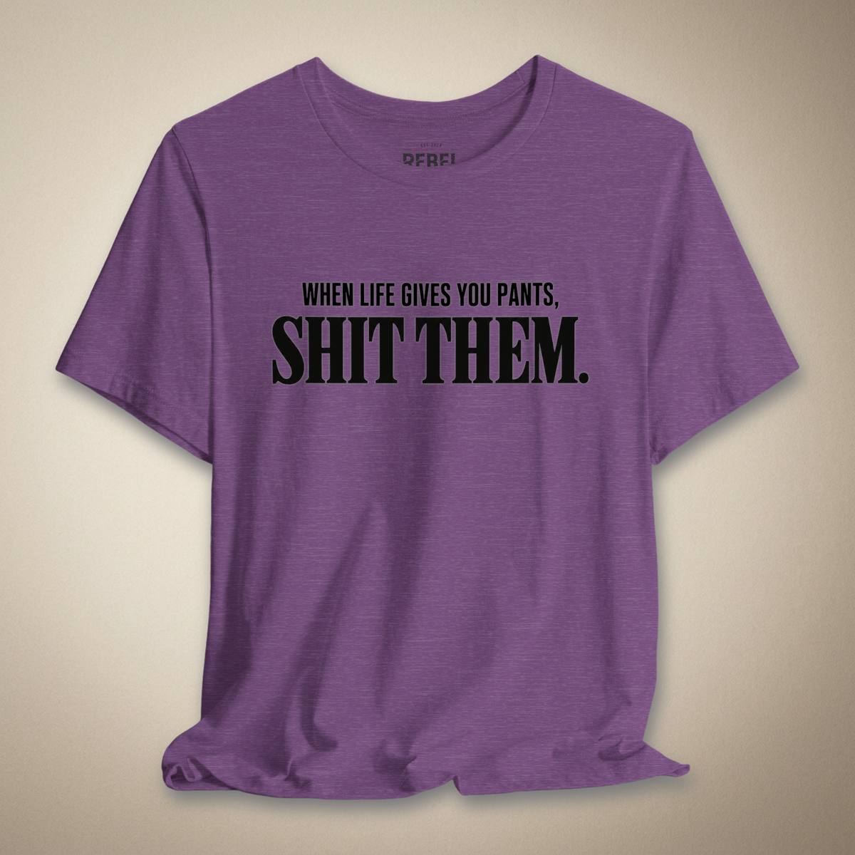 When Life Gives You Pants, Sh*t Them Graphic Tee | Rebel Ink Designs