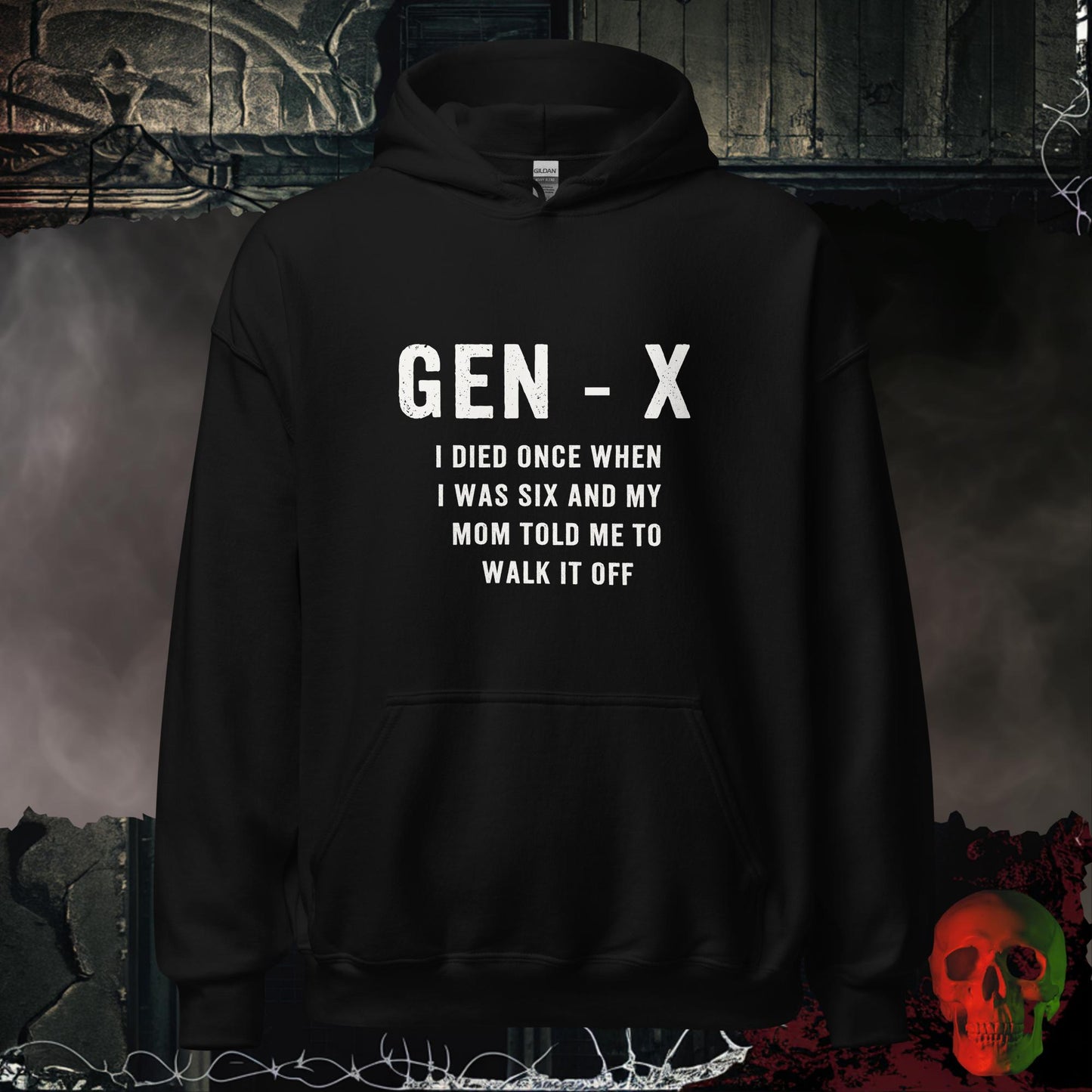 Hoodie Black / S Gen-X I Died Once Hoodie