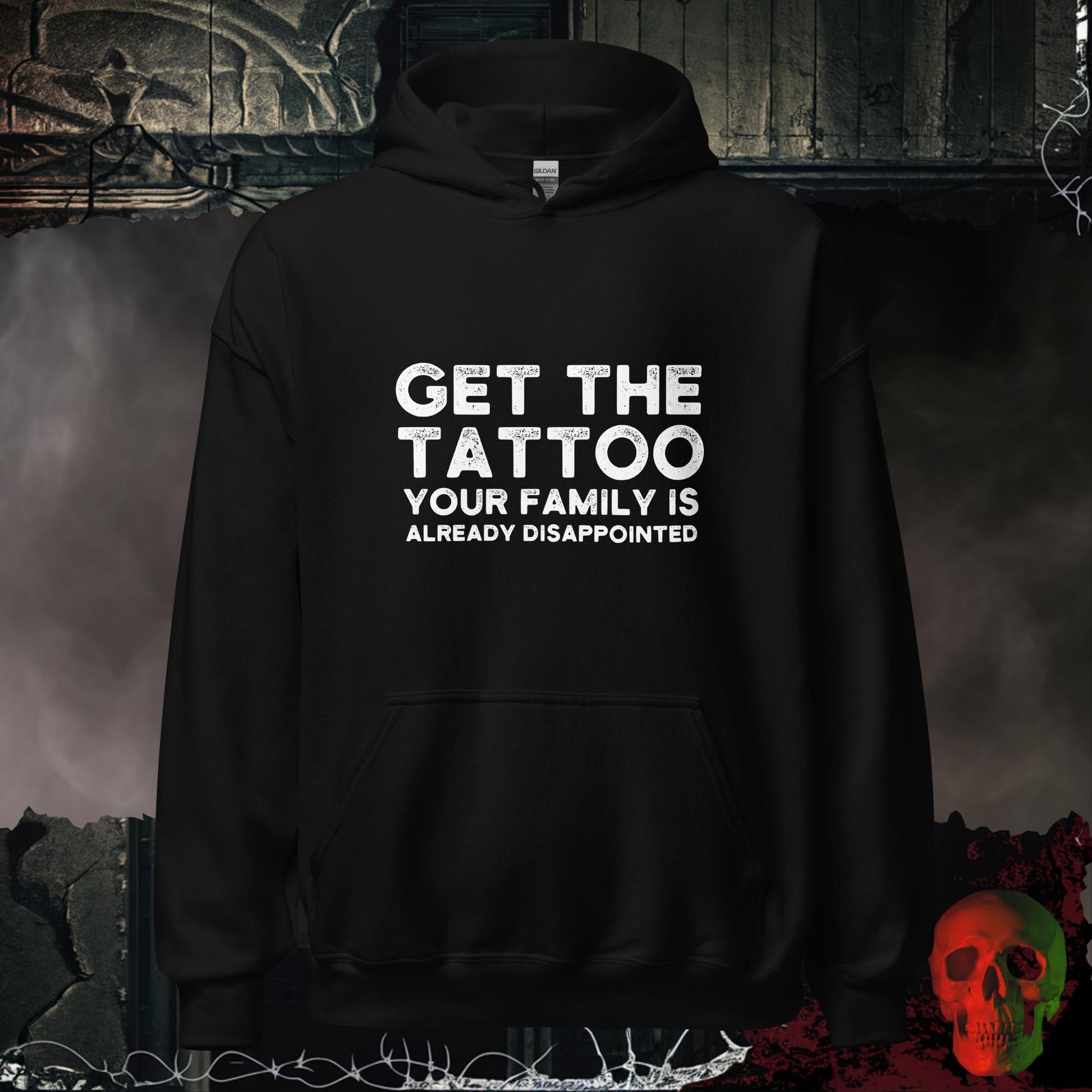 Hoodie Black / S Get the Tattoo Hoodie
