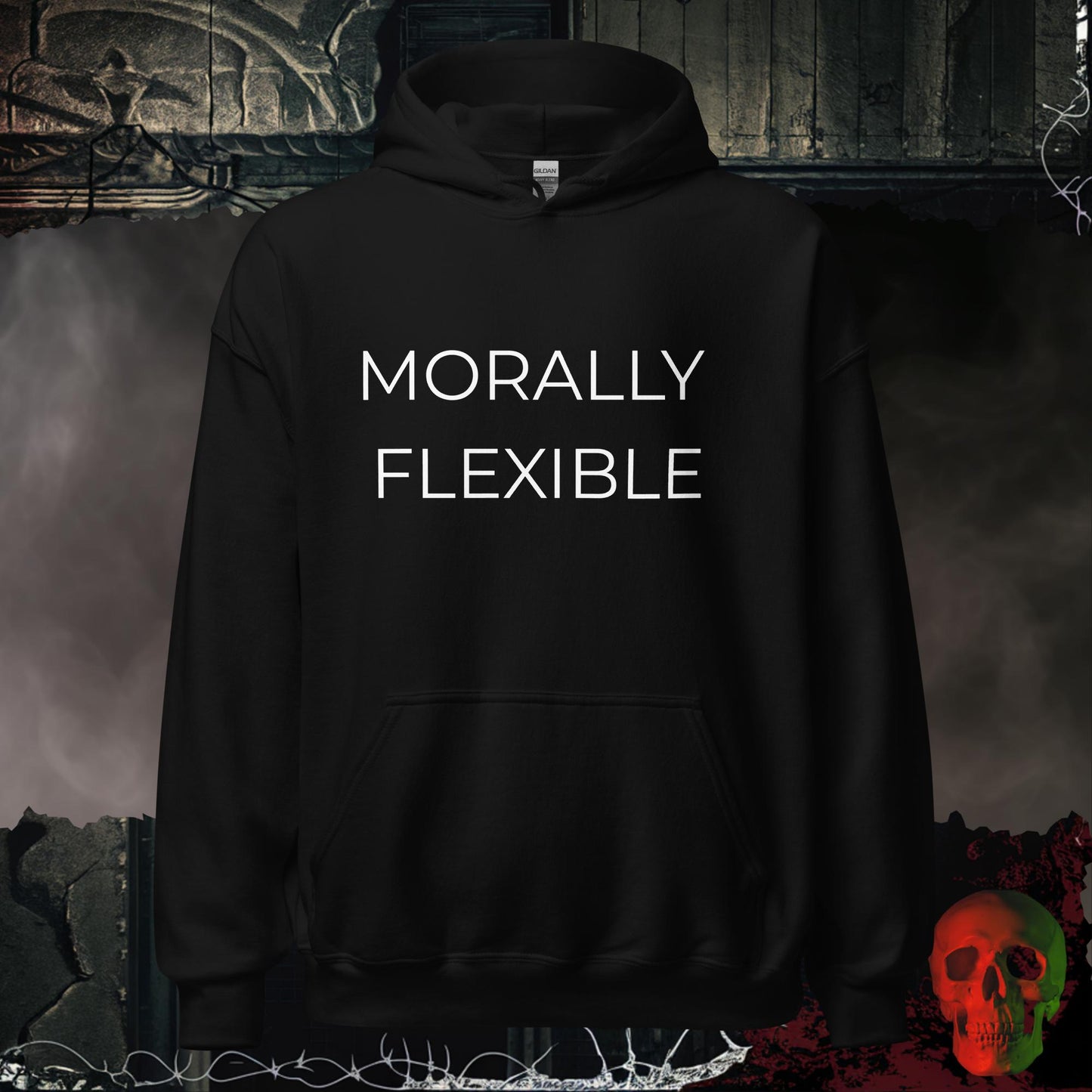 Hoodie Black / S Morally Flexible Hoodie