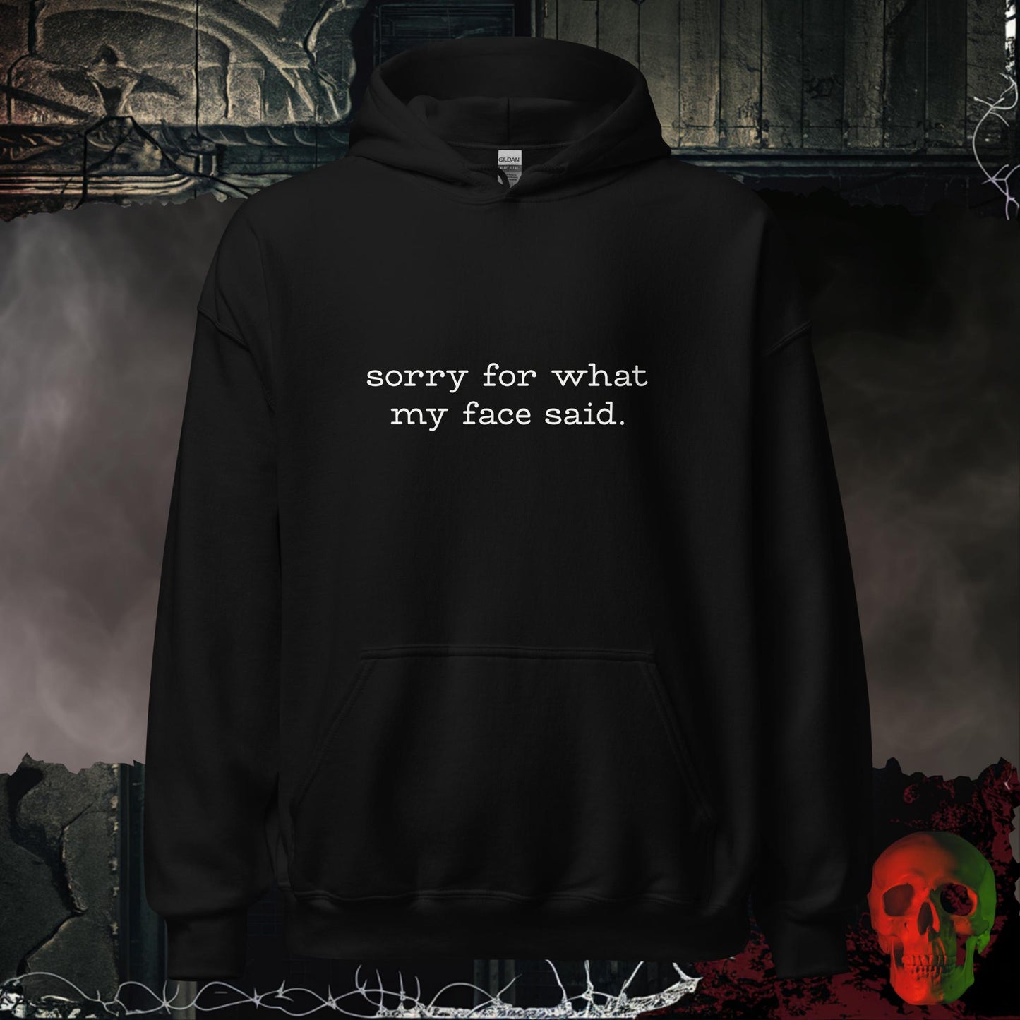 Hoodie Black / S My Face Can't Lie Hoodie