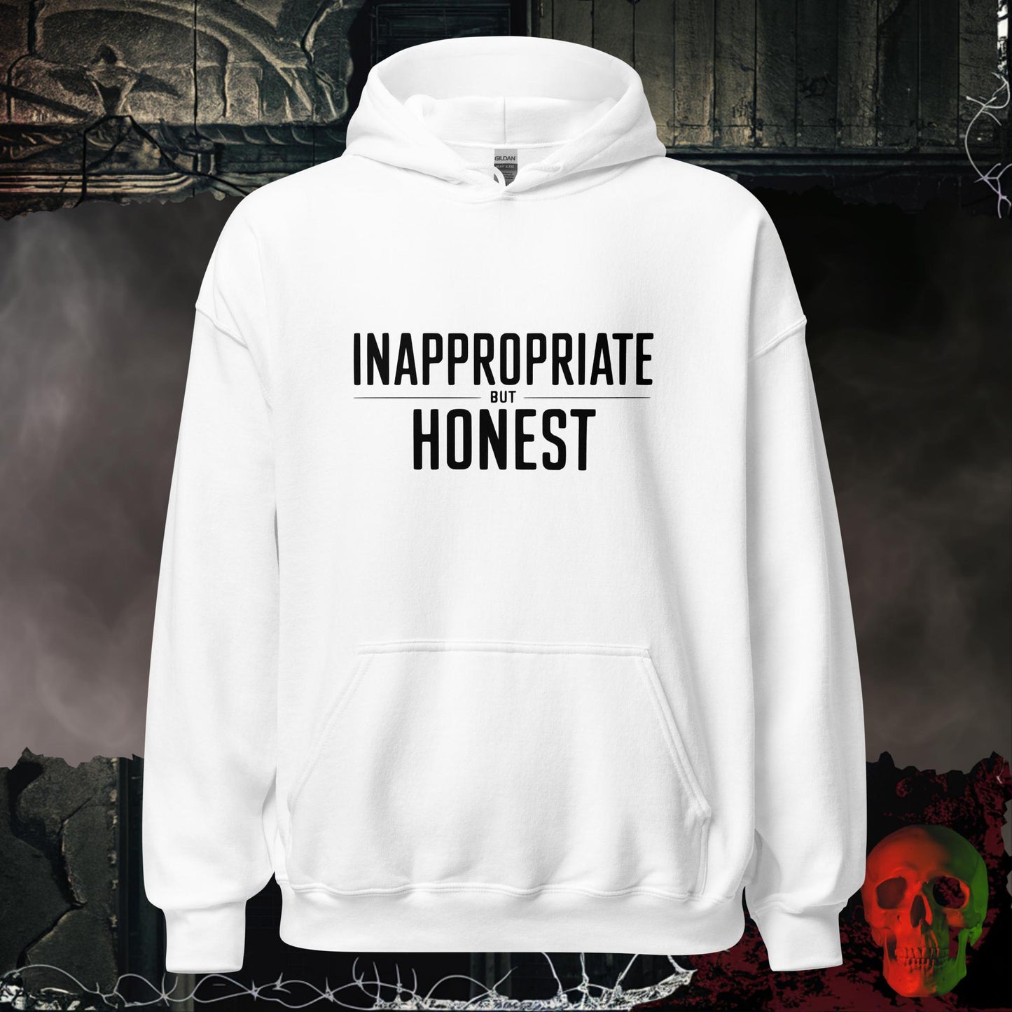 Hoodie White / S Inappropriate but Honest Hoodie