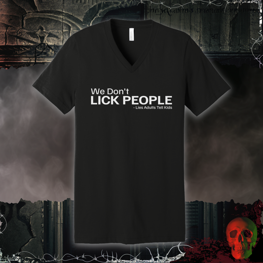 Lies Adults Tell Kids  V-Neck Tee