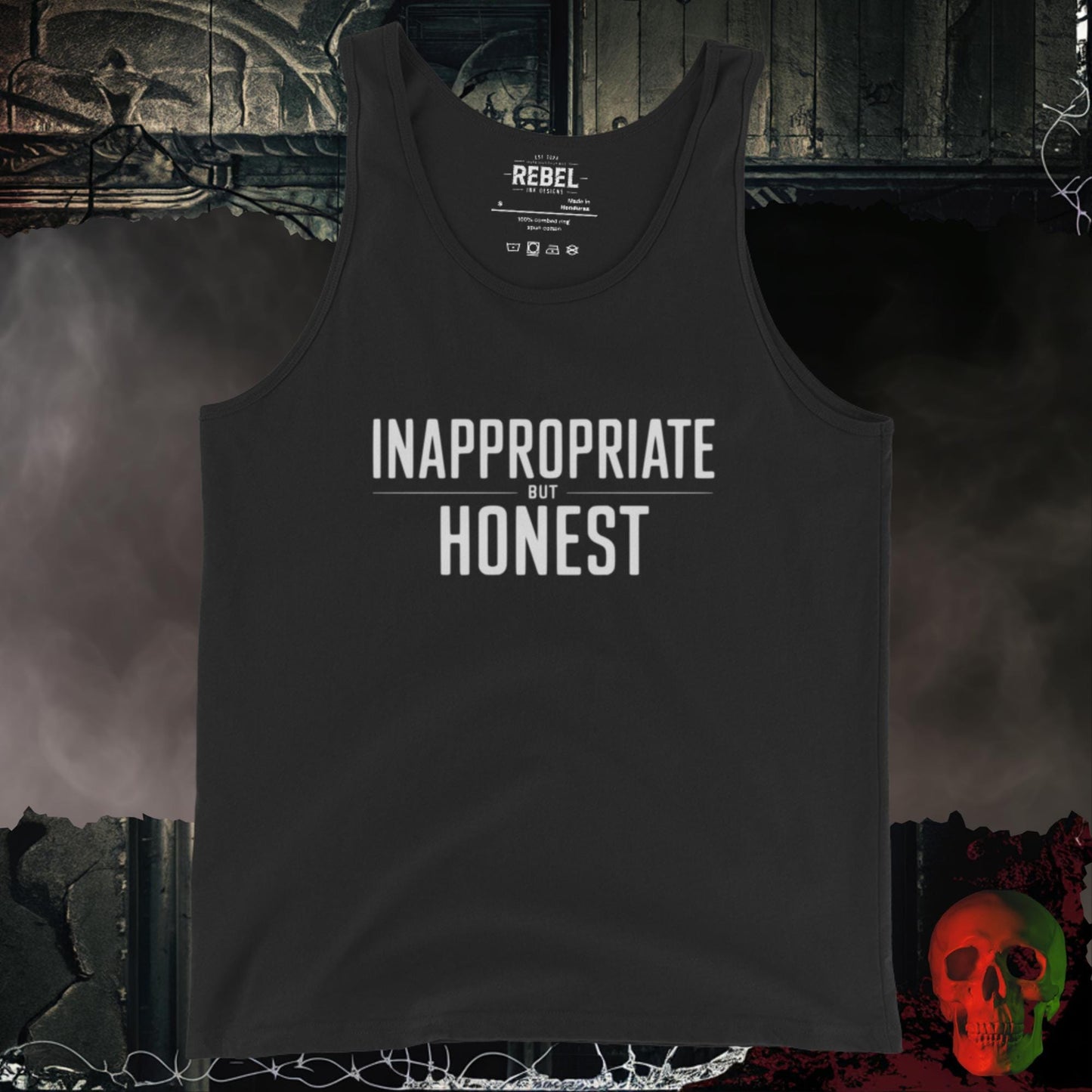 Men's Tank' Black / S Inappropriate But Honest Tank Top Bold Statement Shirt