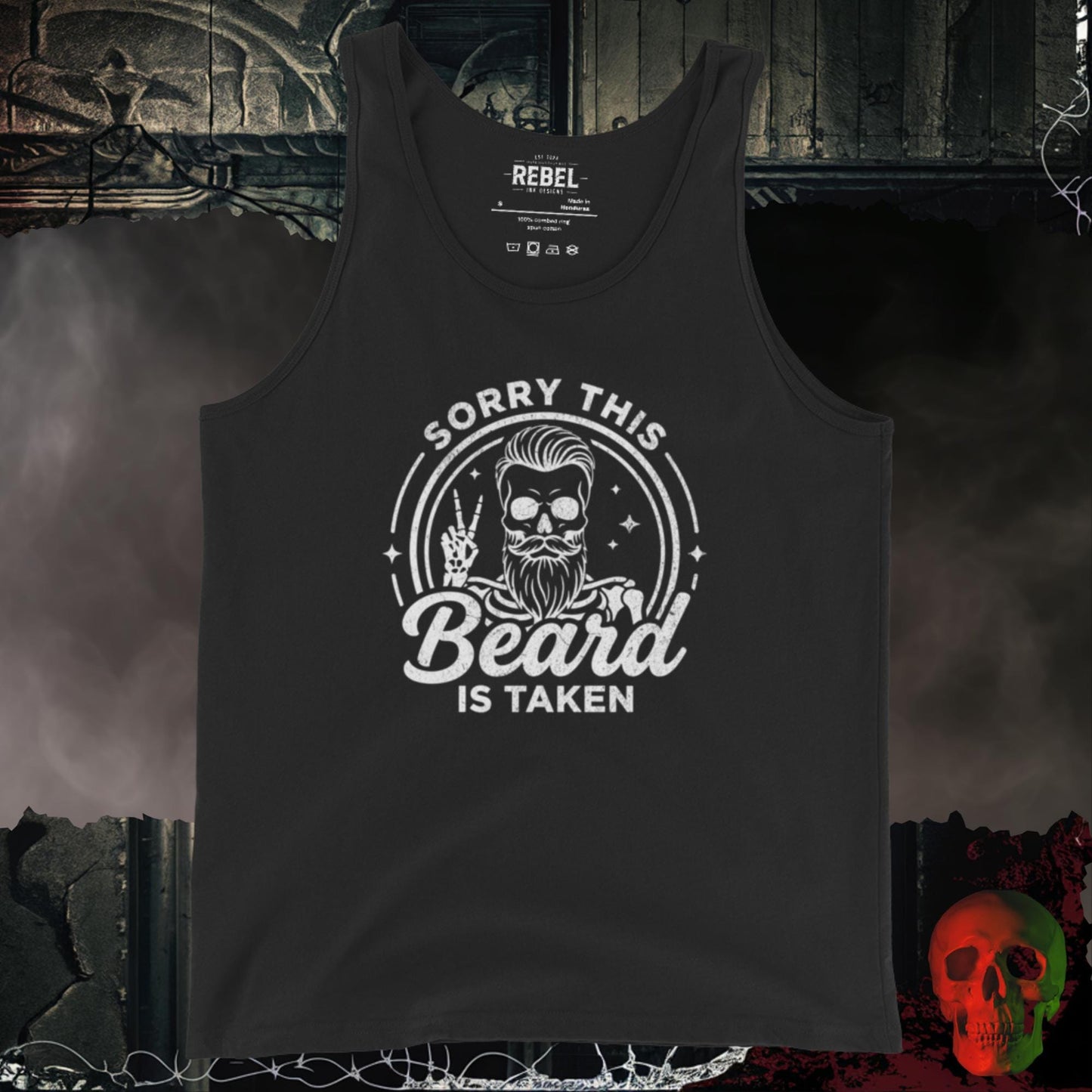 Men's Tank' Black / S Sorry This Beard Is Taken Men’s Tank Funny Statement Shirt