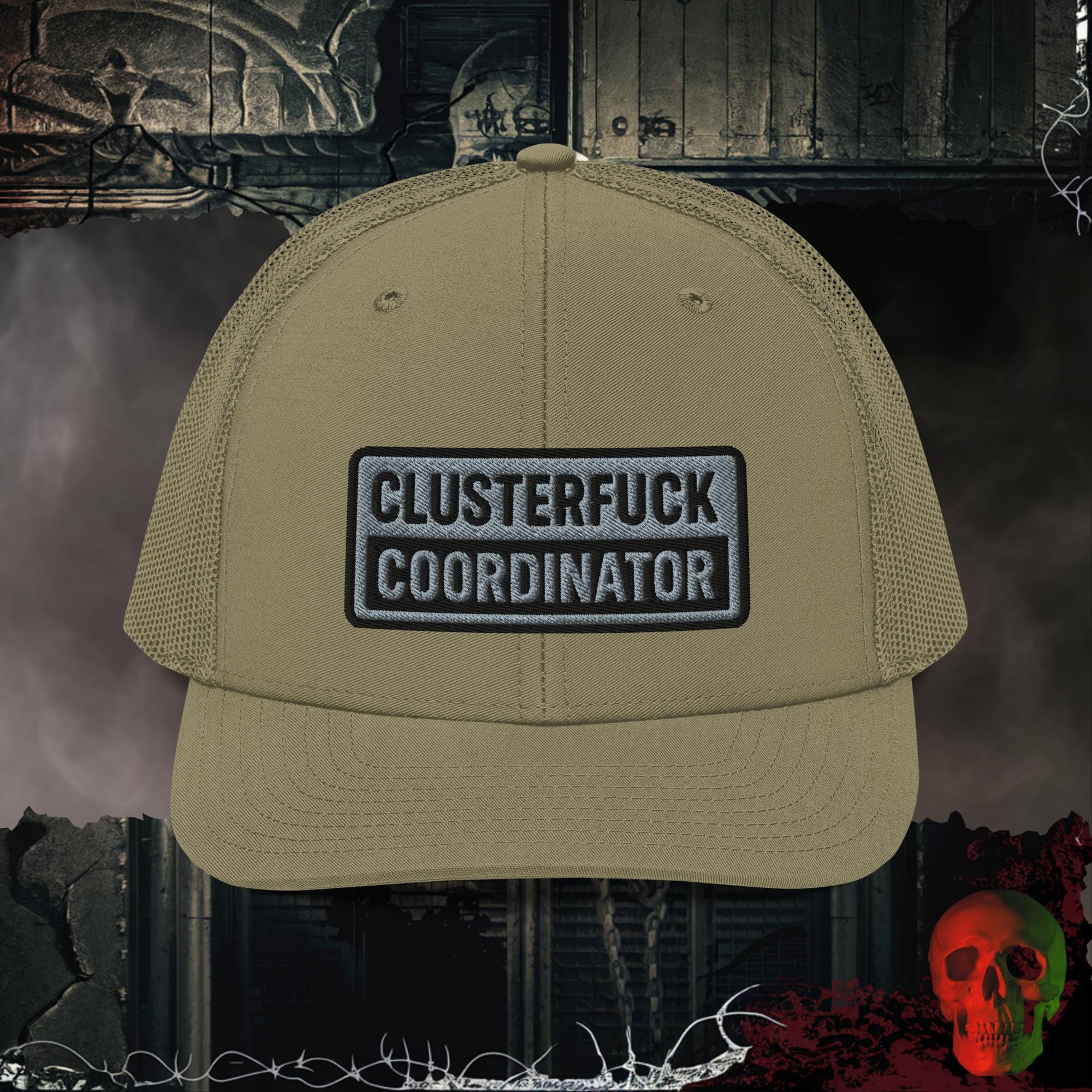 Premium Trucker Loden Clusterfuck Coordinator | Richardson 112 Embroidered Trucker Hat