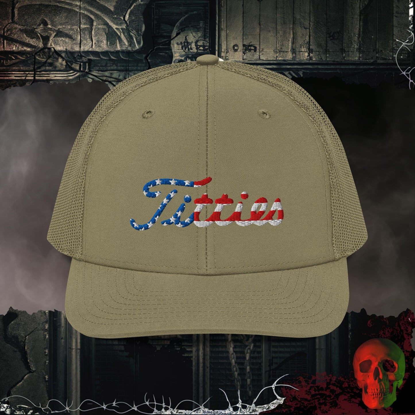 Premium Trucker Loden Titties | Richardson 112 Embroidered Trucker Hat