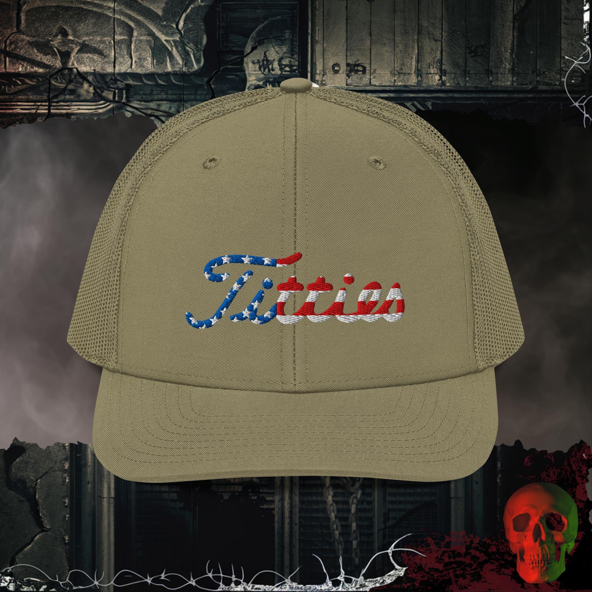 Premium Trucker Loden Titties | Richardson 112 Embroidered Trucker Hat