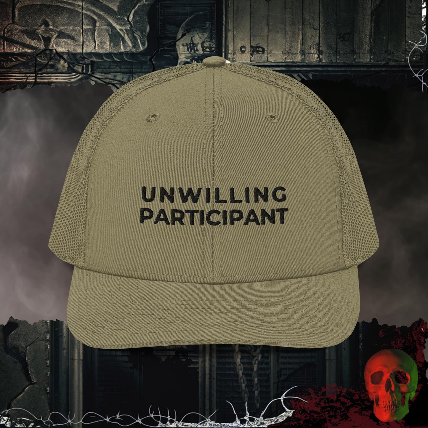 Premium Trucker Loden Unwilling Participant | Richardson 112 Embroidered Trucker Hat