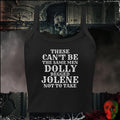 Solid Black Blend / XS These Can't Be the Same Men Dolly Begged Jolene Not to Take Women's Crop Tank | Rebel Ink Designs