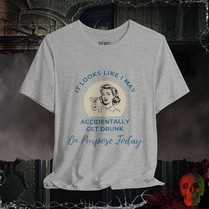 T-Shirt Athletic Heather / S Accidentally Drunk Today Tee