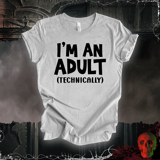 T-Shirt Athletic Heather / S Adulting (Sort of) T-Shirt