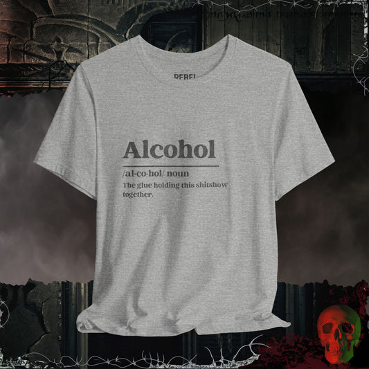 T-Shirt Athletic Heather / S Definition of Alcohol Tee