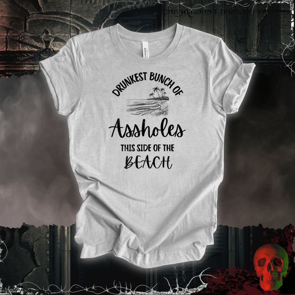 T-Shirt Athletic Heather / S Drunks On A Beach Tee