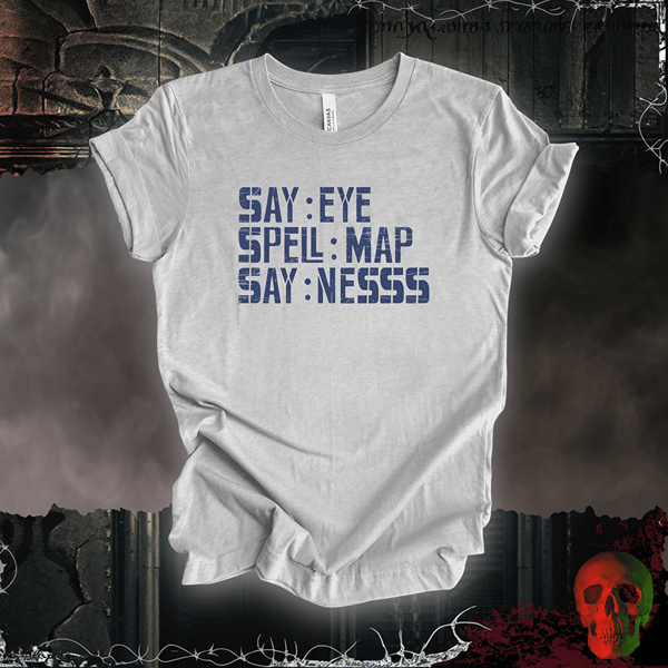 T-Shirt Athletic Heather / S Eye-Map-Ness Prank Tee