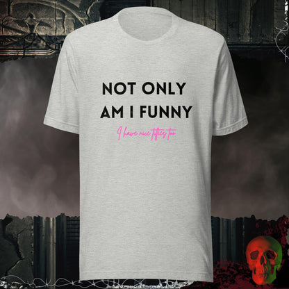 T-Shirt Athletic Heather / S Funny & Well-Endowed Tee