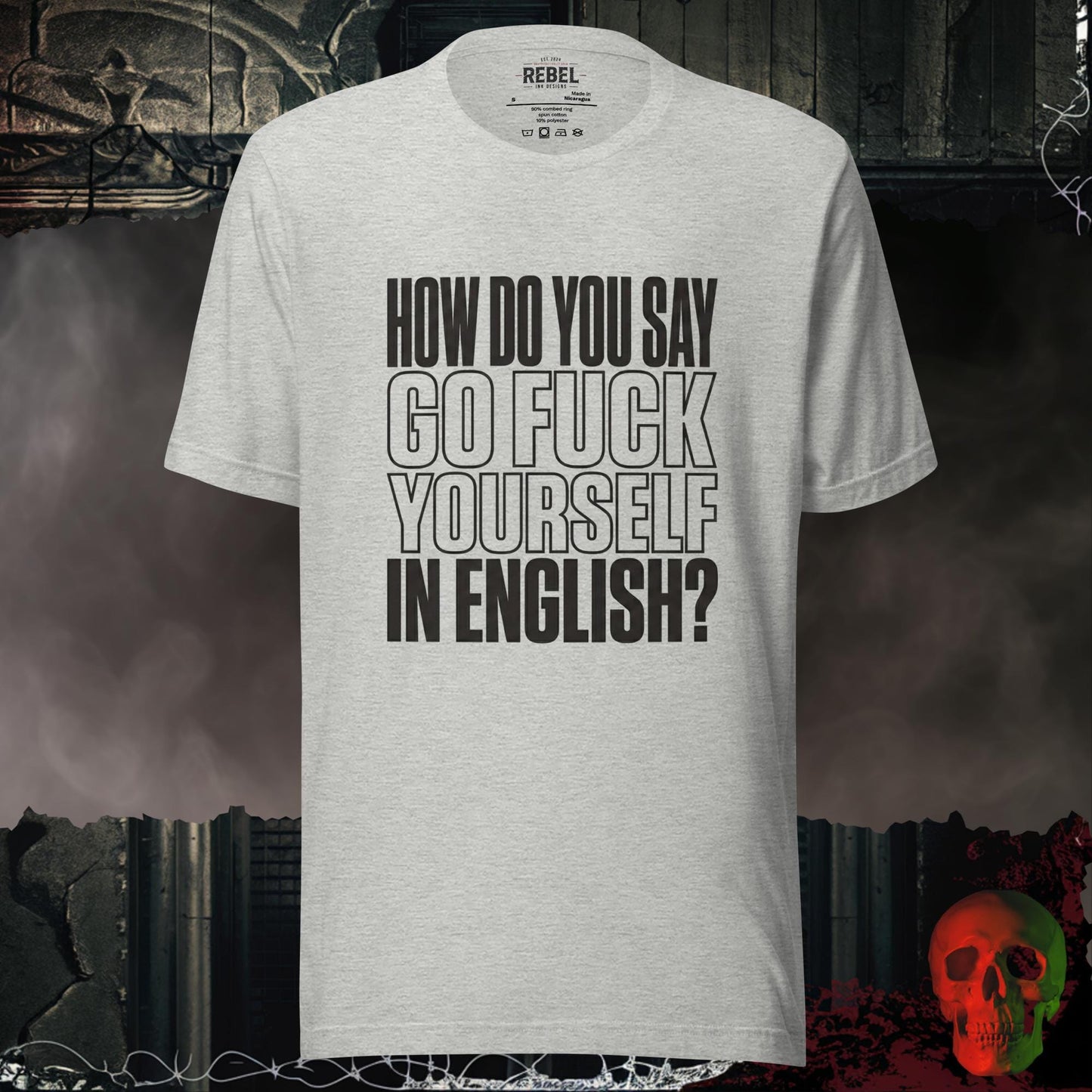T-Shirt Athletic Heather / S Go F@ck Yourself (in English) Tee