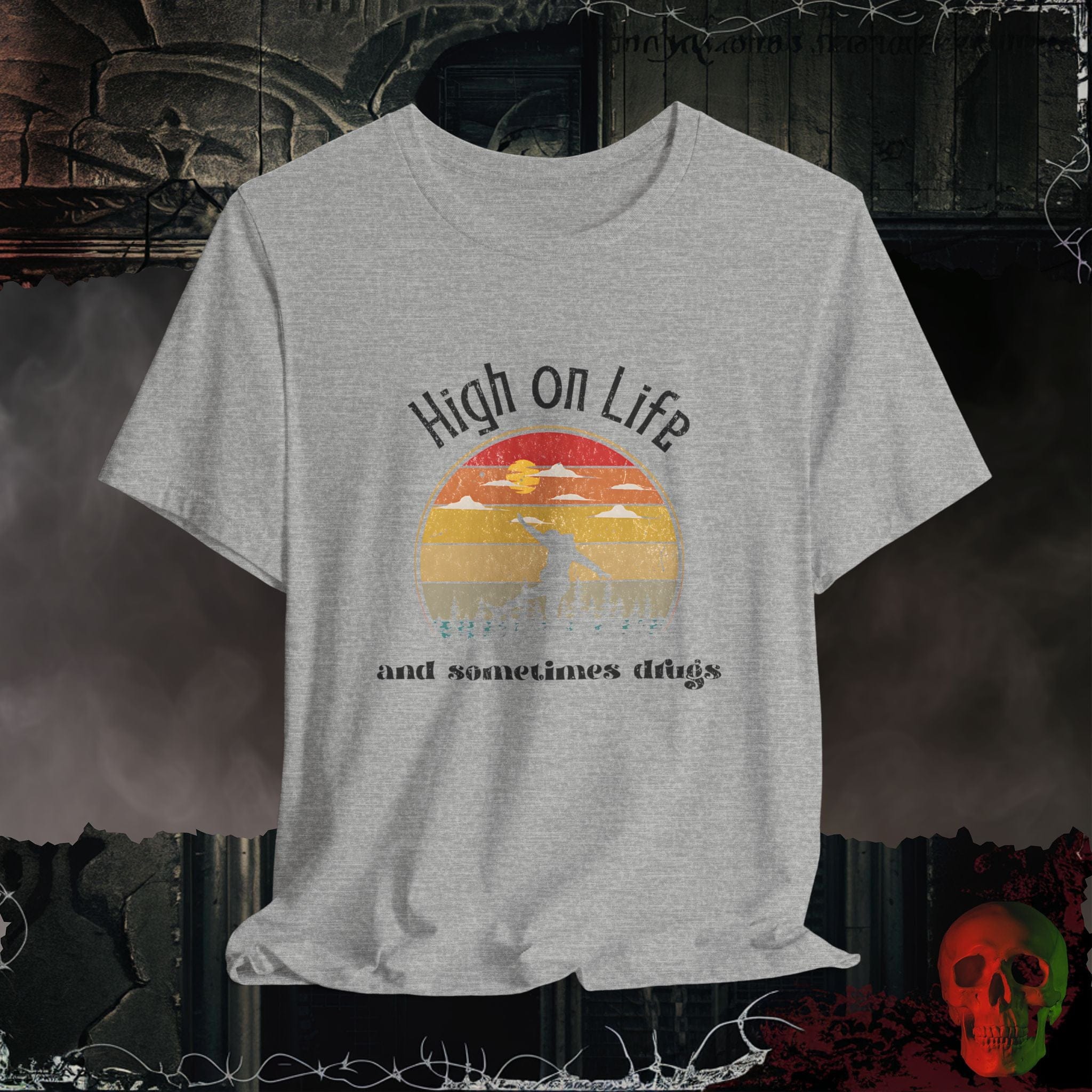 T-Shirt Athletic Heather / S High On Life Tee