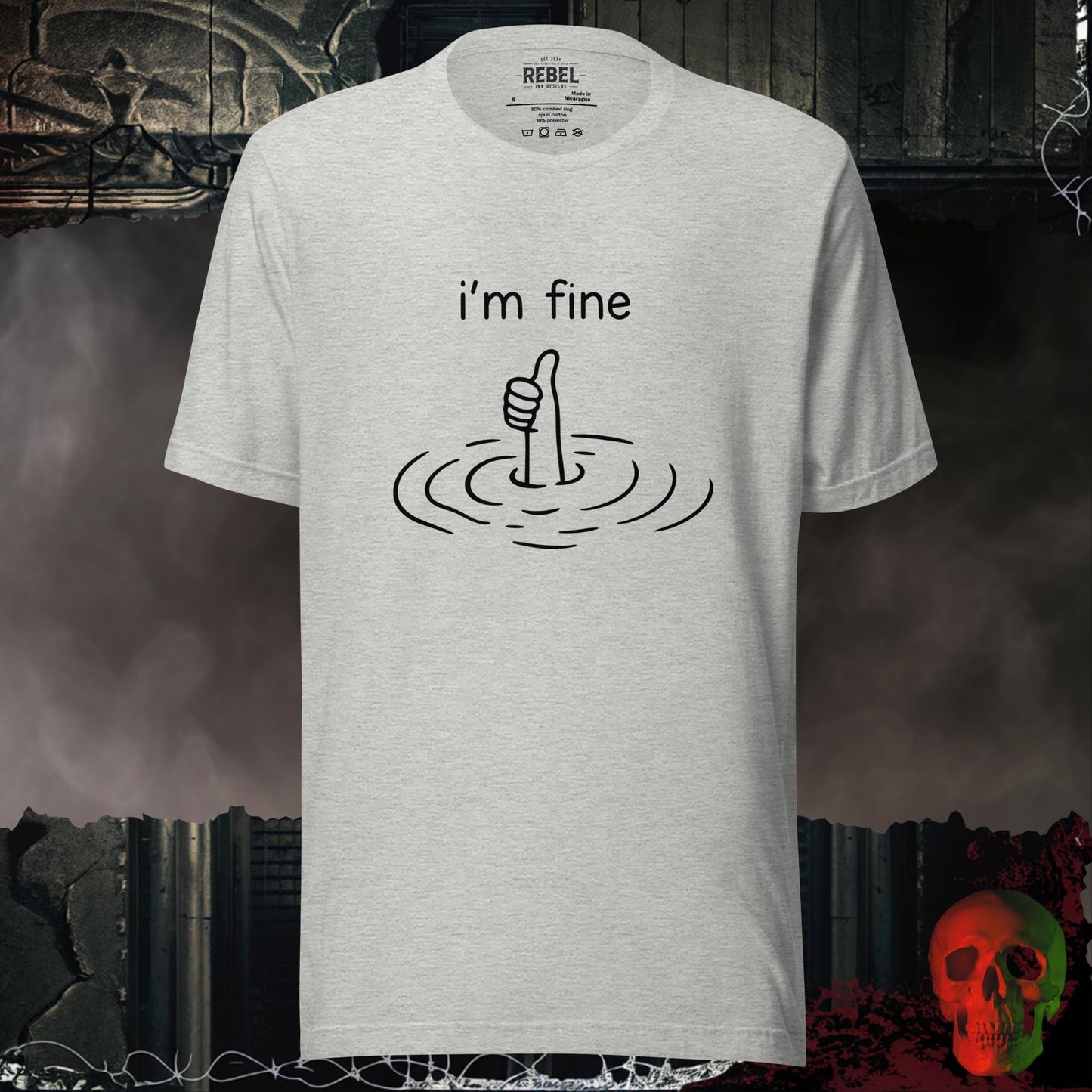 T-Shirt Athletic Heather / S I'm Fine Tee