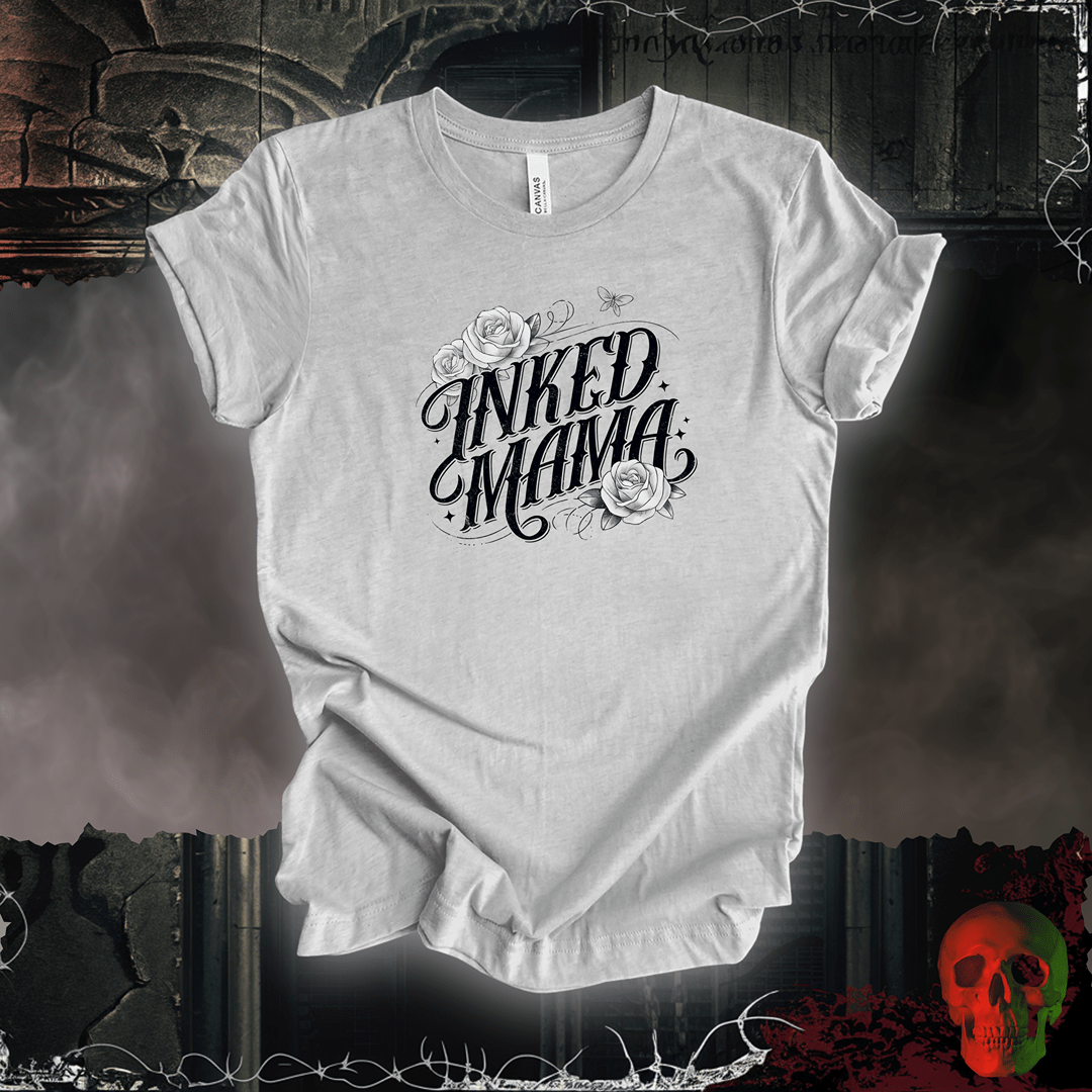 T-Shirt Athletic Heather / S Inked Mama Tee