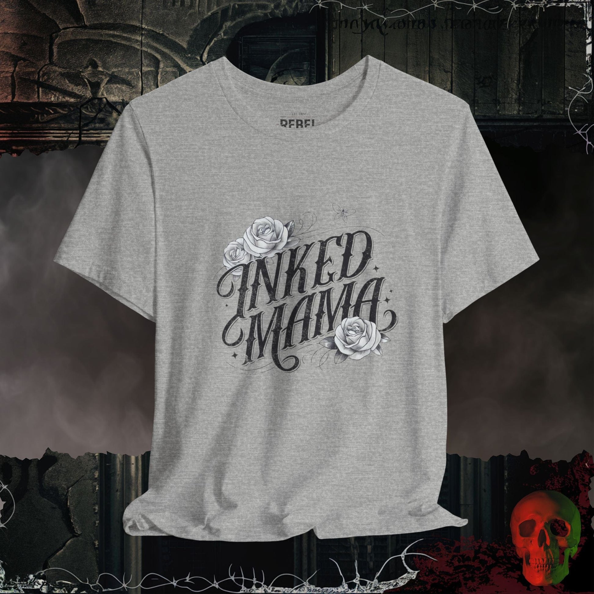 T-Shirt Athletic Heather / S Inked Mama Tee