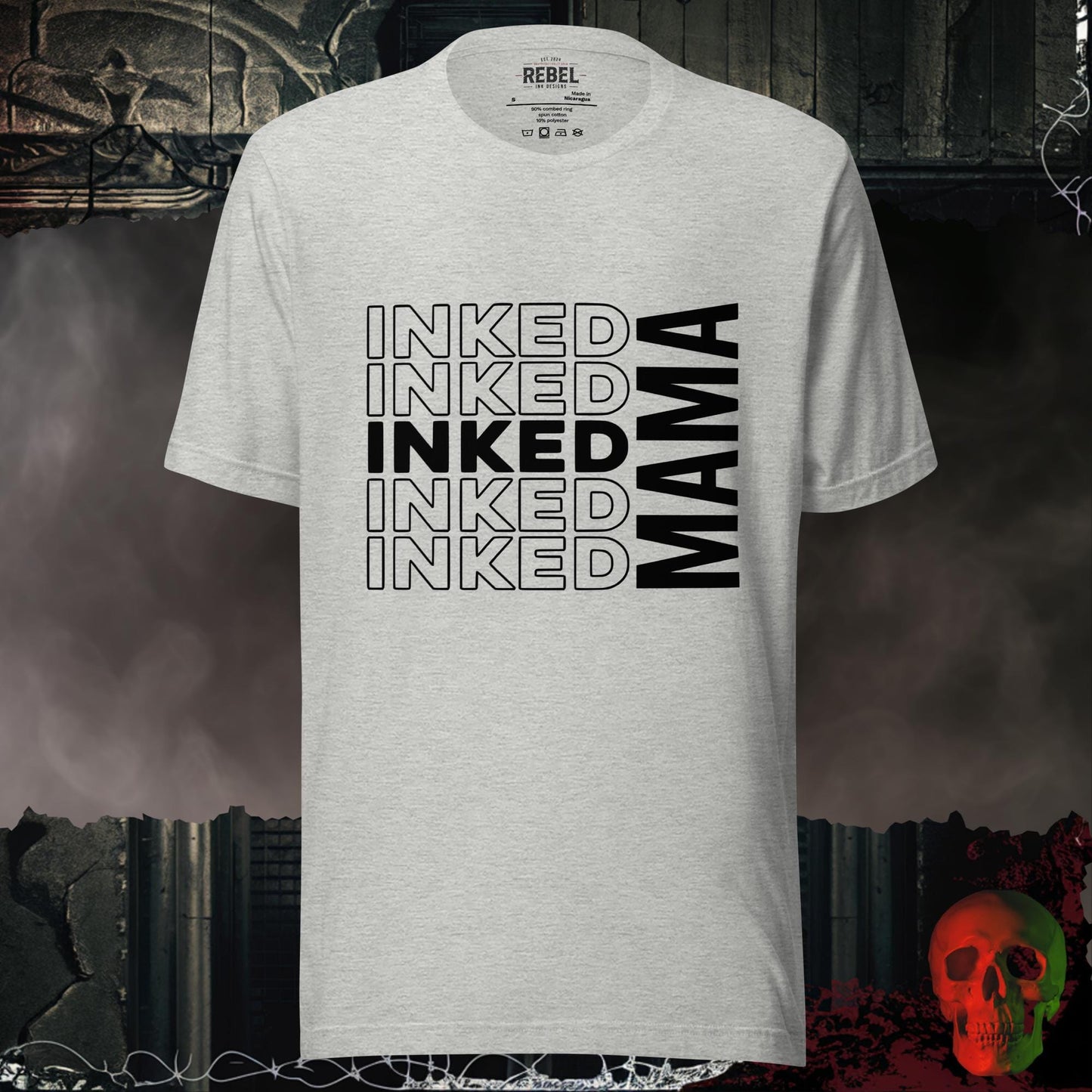 T-Shirt Athletic Heather / S Inked Mamma Tee