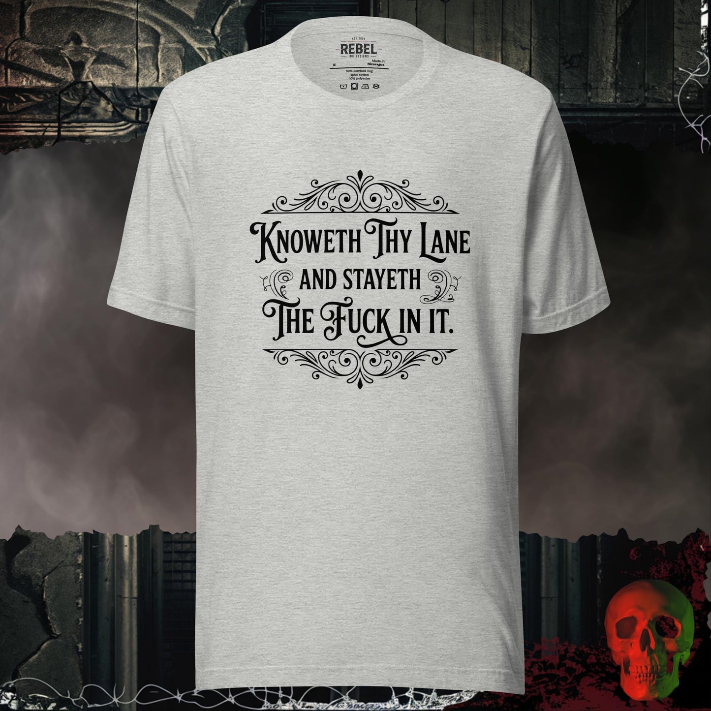 T-Shirt Athletic Heather / S Knoweth They Lane Tee