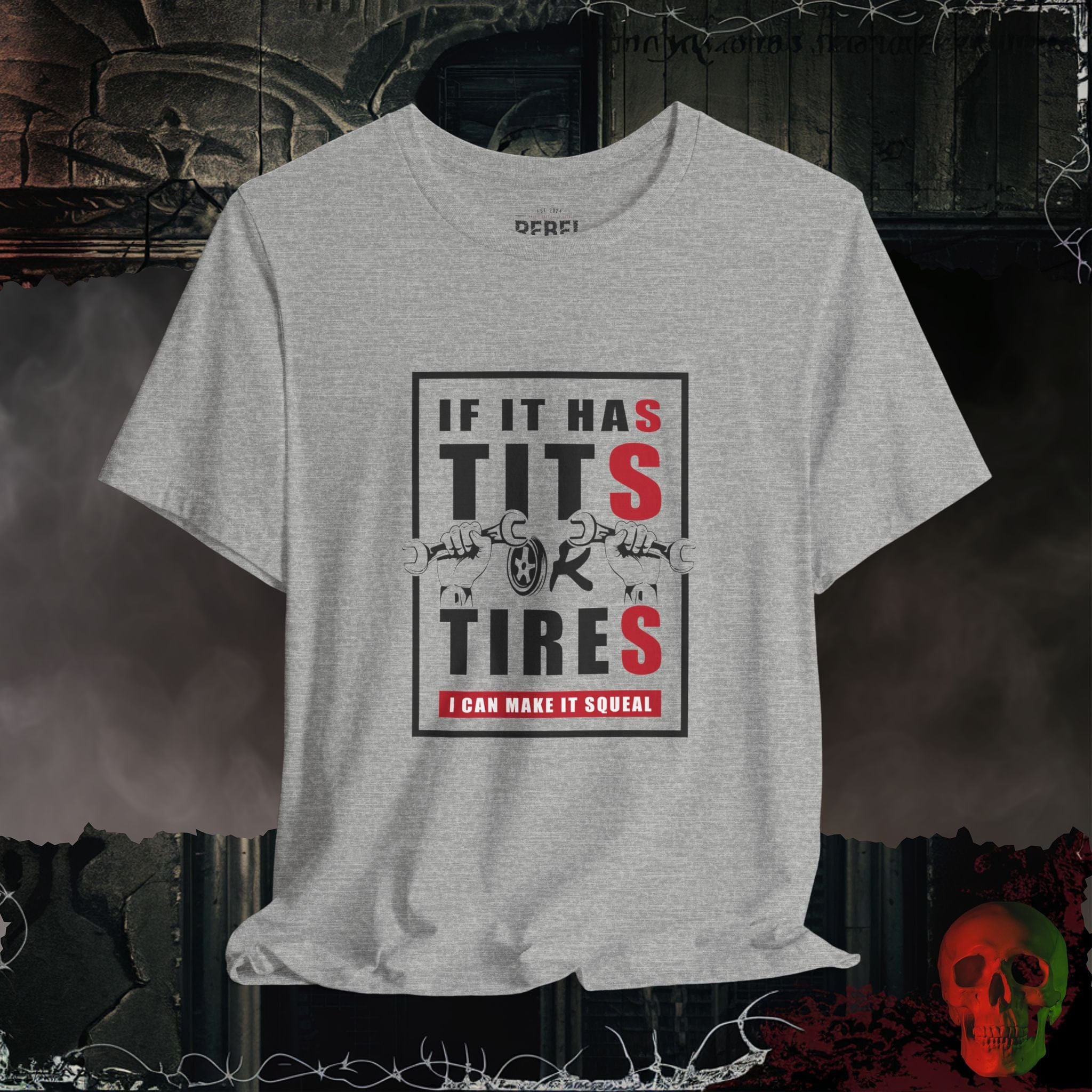 T-Shirt Athletic Heather / S Make It Squeal